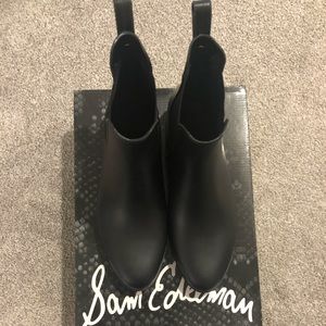 Sam Edelman Tinsley matte black waterproof boots